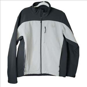 The North Face Men's Gray and Off White Bionic Performance Jacket L